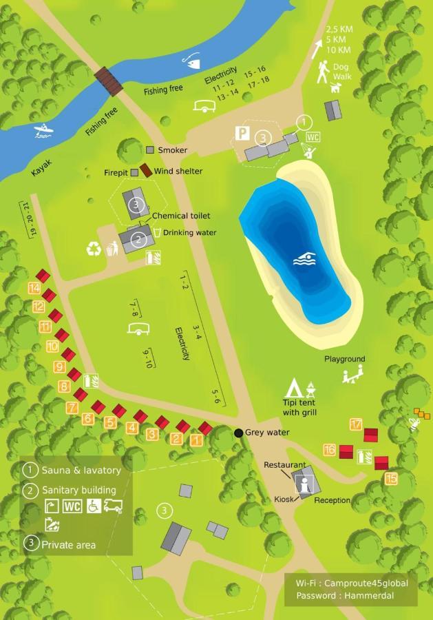 Camp Route 45 Ξενοδοχείο Hammerdal Εξωτερικό φωτογραφία